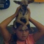 Tryn with her new hat