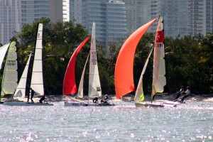 Wednesday morning races in Biscayne Bay