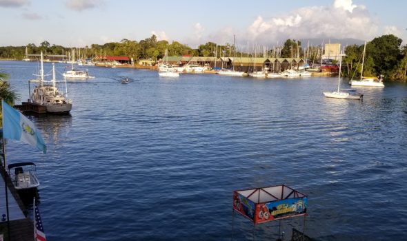 Rio Dulce view from apt.1 again
